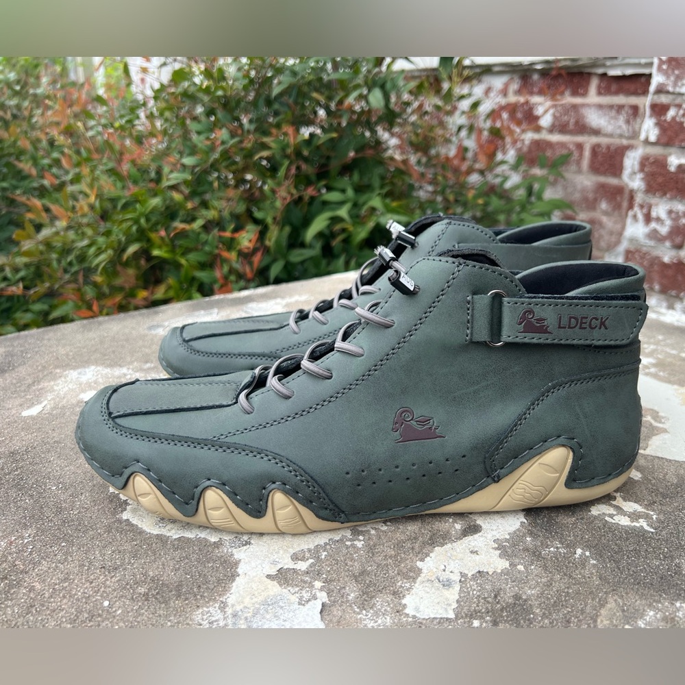 Dbeck Australian Green Boxing Shoes Mens 43 Leather Chukka Boots Size 9 EUC